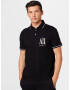 ARMANI EXCHANGE Tricou negru / alb - Pled.ro