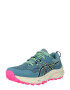 ASICS Sneaker de alergat 'Trabuco 11' turcoaz / albastru închis / verde deschis / roz deschis - Pled.ro