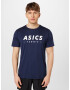 ASICS Tricou funcțional albastru noapte / alb - Pled.ro