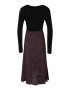 Attesa Rochie 'MARTA' roz / negru - Pled.ro