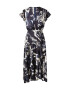 AX Paris Rochie albastru / bleumarin / alb - Pled.ro