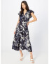 AX Paris Rochie albastru / bleumarin / alb - Pled.ro