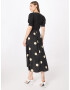 AX Paris Rochie bej deschis / negru - Pled.ro