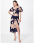 AX Paris Rochie de cocktail bleumarin / roz - Pled.ro