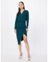 AX Paris Rochie de cocktail verde smarald - Pled.ro