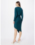 AX Paris Rochie de cocktail verde smarald - Pled.ro