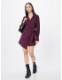 AX Paris Rochie roșu burgundy - Pled.ro