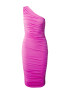 AX Paris Rochie de cocktail roz pitaya - Pled.ro