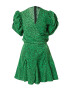 AX Paris Rochie verde / negru - Pled.ro