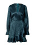 AX Paris Rochie verde petrol - Pled.ro