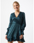 AX Paris Rochie verde petrol - Pled.ro