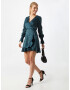 AX Paris Rochie verde petrol - Pled.ro