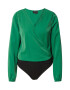 AX Paris Tricou body verde / negru - Pled.ro