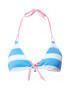 Banana Moon Sutien costum de baie 'YERO TEAM' albastru / roz / alb - Pled.ro