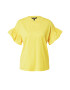 Banana Republic Tricou 'FLOUNCE' galben - Pled.ro