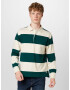 Banana Republic Tricou verde smarald / alb murdar - Pled.ro