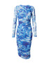 Bardot Rochie 'BAROL' albastru / albastru deschis / alb - Pled.ro