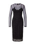 Bardot Rochie negru - Pled.ro