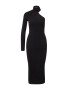 Bardot Rochie tricotat negru - Pled.ro