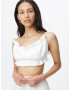 Bardot Top 'BARELY THERE' alb - Pled.ro