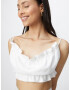 Bardot Top 'BARELY THERE' alb - Pled.ro