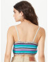 BDG Urban Outfitters Top brodat bej / azur / verde jad / lila - Pled.ro