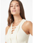 BDG Urban Outfitters Top brodat crem - Pled.ro