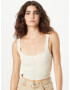 BDG Urban Outfitters Top brodat crem - Pled.ro