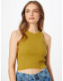 BDG Urban Outfitters Top brodat galben muștar - Pled.ro