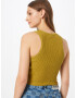 BDG Urban Outfitters Top brodat galben muștar - Pled.ro