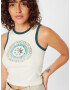 BDG Urban Outfitters Top 'YIN YANG' oliv / verde petrol / verde jad / roz închis / alb - Pled.ro