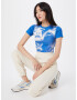 BDG Urban Outfitters Tricou albastru / alb - Pled.ro