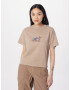 BDG Urban Outfitters Tricou 'Blanka Peaks' bej / albastru închis / maro deschis / roșu vin - Pled.ro