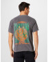 BDG Urban Outfitters Tricou 'PSYCHADELIC' gri / portocaliu - Pled.ro