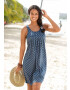 BEACH TIME Rochie de plaja albastru / alb - Pled.ro