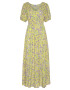 BEACH TIME Rochie galben / verde / lila - Pled.ro