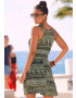 BEACH TIME Rochie gri / negru - Pled.ro