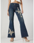 Bella x ABOUT YOU Jeans 'Henrike' crem / albastru denim - Pled.ro