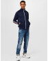 Ben Sherman Hanorac bleumarin / alb - Pled.ro