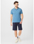 Ben Sherman Tricou azuriu / galben / alb - Pled.ro