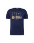 Ben Sherman Tricou 'Misfits Guitars' albastru marin / maro / maro coniac / negru - Pled.ro