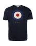 Ben Sherman Tricou 'Target' albastru / bleumarin / roșu / alb - Pled.ro