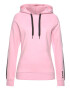 BENCH Bluză de molton 'Lounge Hoodie' roz deschis - Pled.ro