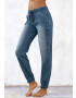 BENCH Pantaloni albastru denim - Pled.ro