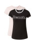 BENCH Tricou 'KASHA' roz pastel / negru / alb - Pled.ro