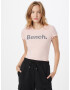 BENCH Tricou 'LEORA' roz / negru / alb - Pled.ro