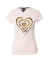 BENCH Tricou 'WILDHEART' maro coniac / galben deschis / roz pastel / negru - Pled.ro