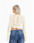 Bershka Bolero ecru - Pled.ro