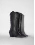 Bershka Botine negru - Pled.ro