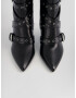 Bershka Botine negru - Pled.ro